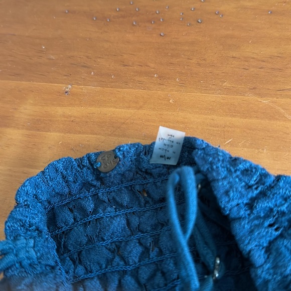 Midnight blue / teal Adella bralette - Picture 4 of 4